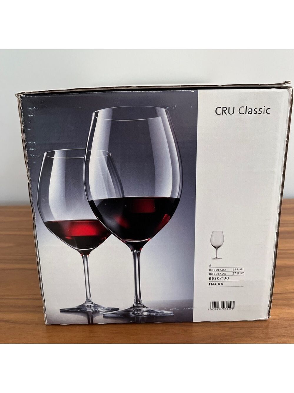 SCHOTT ZWIESEL Set of 6 Bordeaux Wine Glasses Cru Classic Tritan Dinner Party - Picture 6 of 14